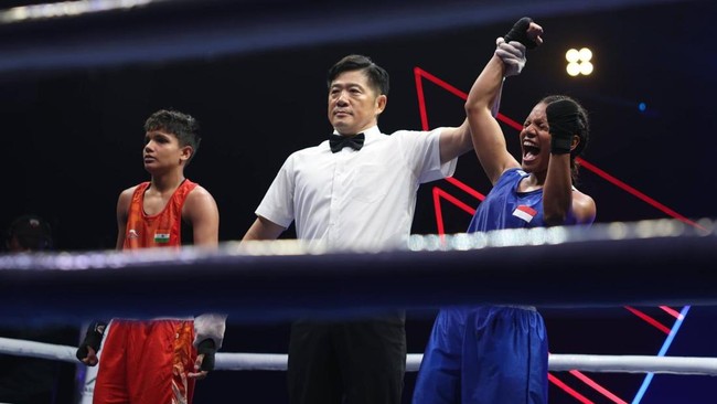 Petinju Putri 16 Tahun Indonesia Raih Medali Emas Asian Boxing 2026