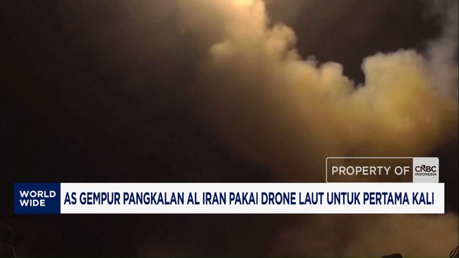 Video: AS Gempur Pangkalan AL Iran Pakai Drone Laut untuk Pertama Kali
