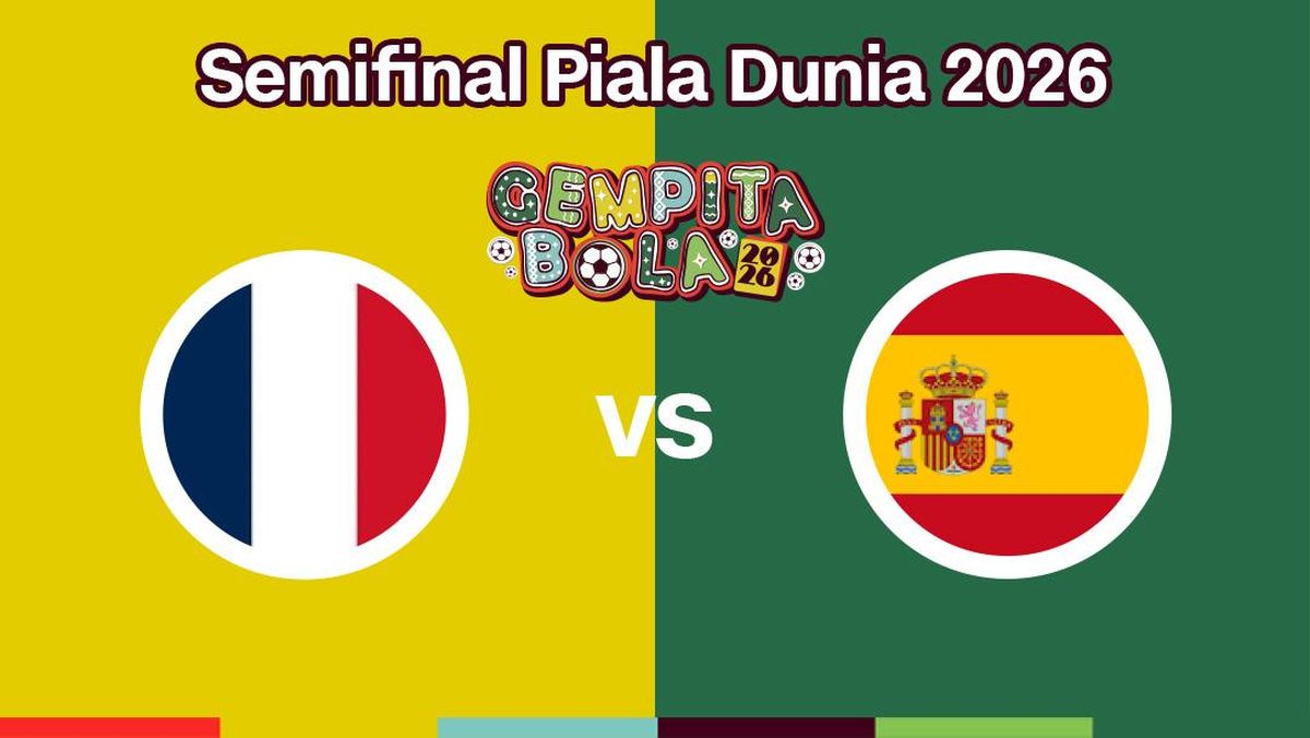 LIVE REPORT: Prancis vs Spanyol di Semifinal Piala Dunia 2026