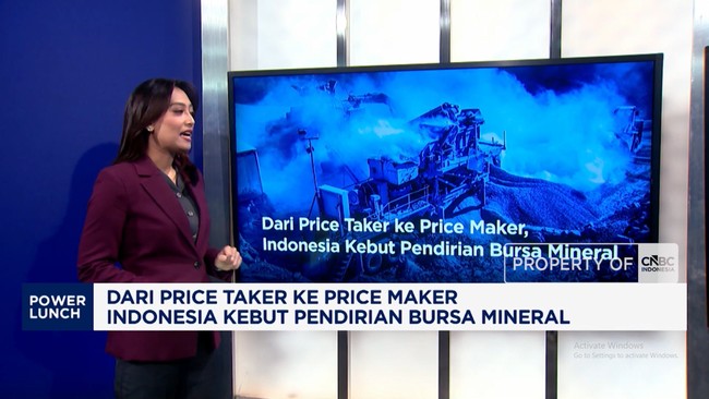 Price Taker ke Price Maker, Indonesia Kebut Pendirian Bursa Mineral