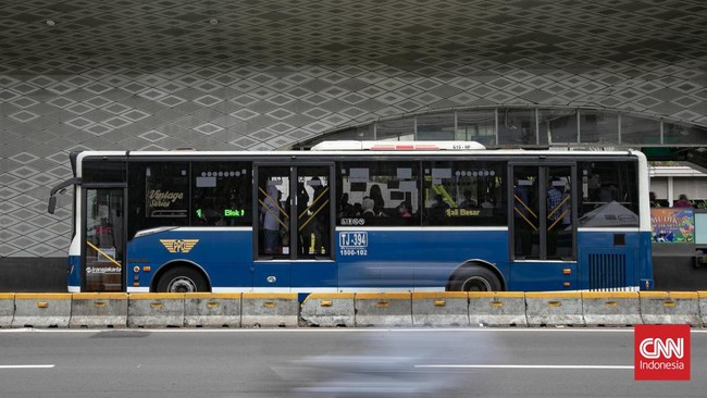 Halte TransJakarta Kebon Sirih Arah Kota Tak Layani Penumpang Hari Ini