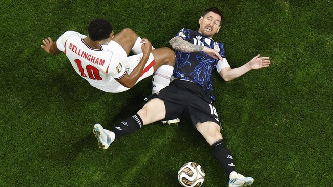 Terungkap Isi Cekcok Bellingham dan Messi Saat Inggris vs Argentina