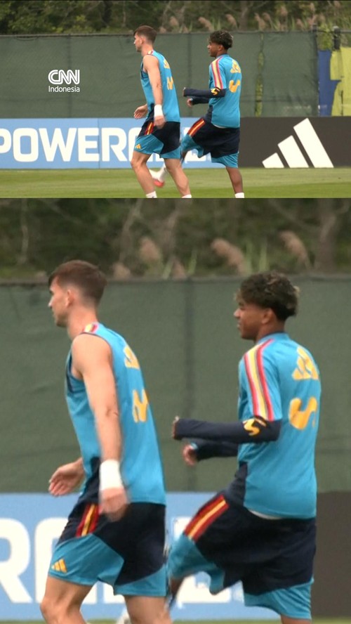 Latihan ‘Spesial’ Lamine Yamal dan Pedro Porro Menghadapi Argentina