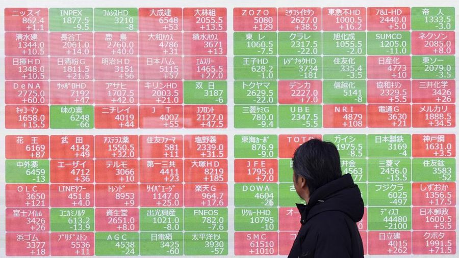Saham Teknologi Rontok Tertekan Aksi Jual, Bursa Asia Berguguran