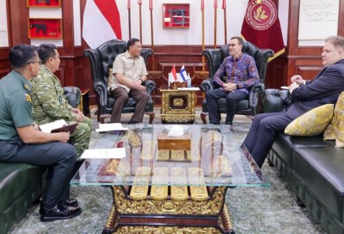 2 Dubes Negara Maju Dunia Temui Menhan Sjafrie Sjamsoeddin