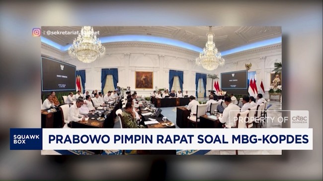 Video: Prabowo Pimpin Rapat Soal MBG-Kopdes