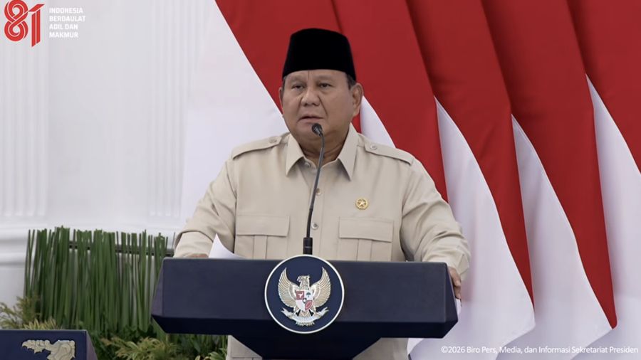Dunia Kacau Balau, Prabowo Bersyukur: Kawasan Kita Dalam Keadaan Damai