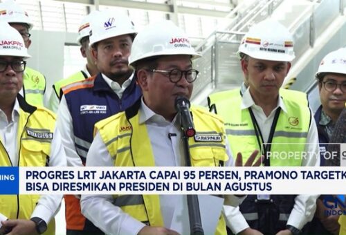 Video: Progres LRT Jakarta 95 %, Diresmikan Presiden di Bulan Agustus
