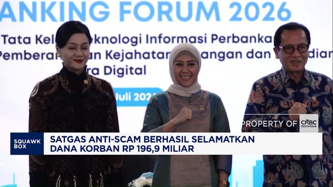 Video: Satgas Anti-Scam Berhasil Selamatkan Dana Korban Rp196,9 Miliar