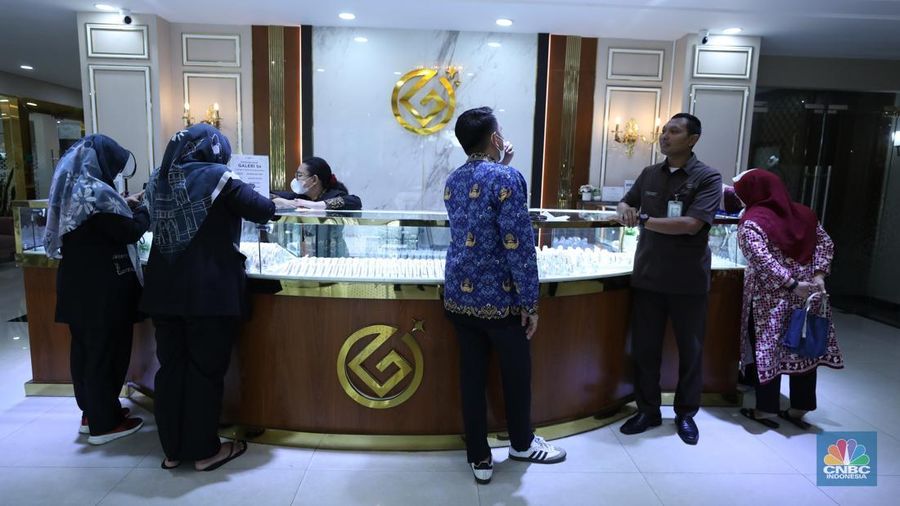 Harga Emas Pegadaian Galeri 24, UBS dan Antam Hari Ini Anjlok Semua