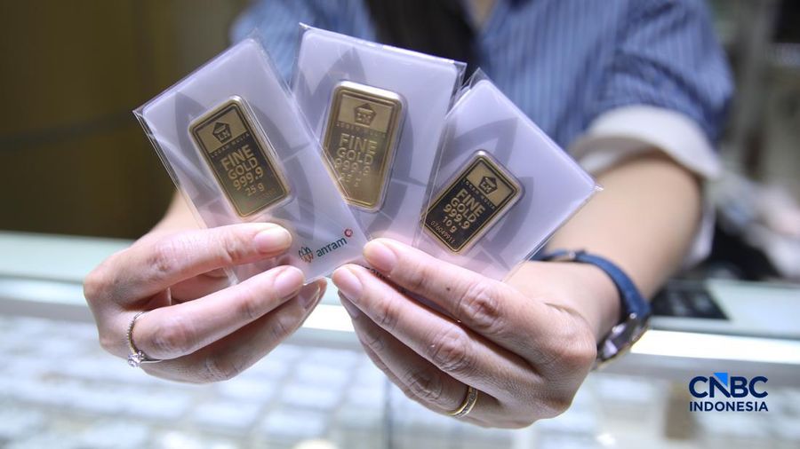 Harga Emas Antam Hari ini Ambruk Rp 27.000, Buyback Anjlok Rp 47.000