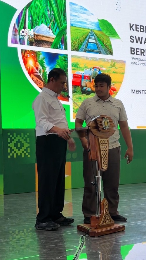 Diinterupsi, Mentan Ajak Mahasiswa Diskusi saat Pidato di Medan