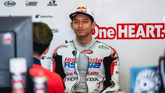Hakim Danish Tak Peduli Provokasi Fans Veda Ega di Moto3